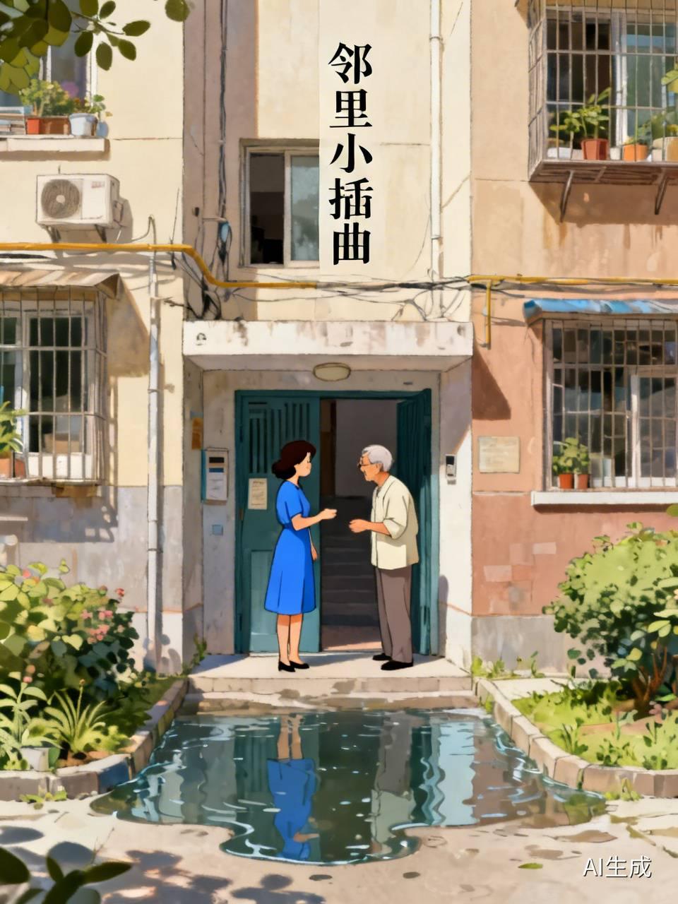说者无意，听者有心，邻里矛盾都是因为人太闲了
中午在单元门口看热闹，一件小事挺有