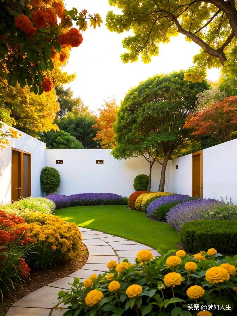 #秋日生活打卡季##秋季花朵分享# #秋日绽放的花# #秋日的莫奈花园# #秋日