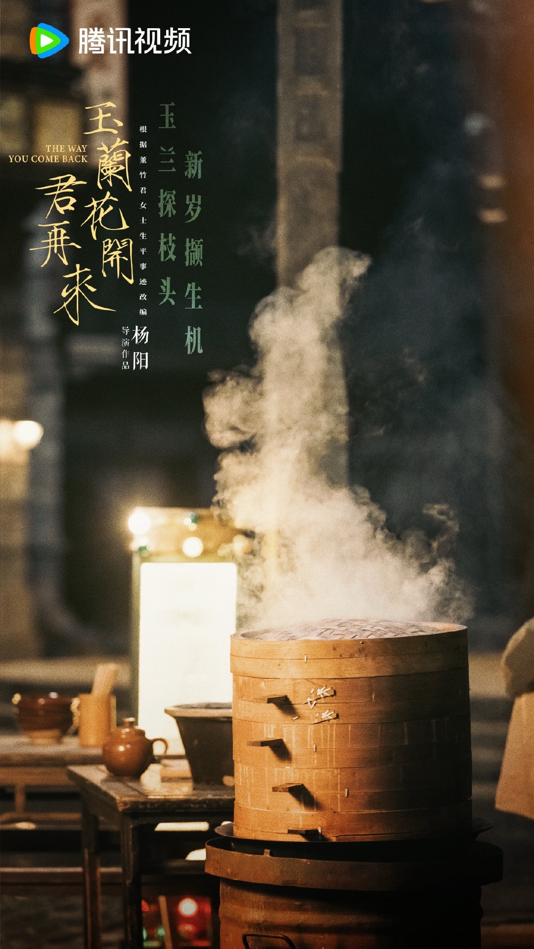 杨紫的《玉兰花开君再来》首发董竹君角色剧照。 