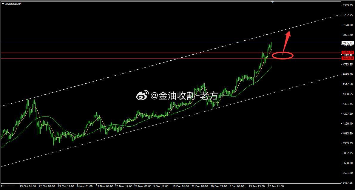 1.25黄金周一开盘策略：突破在即，多头目标剑指5000上方！周五收盘于4986