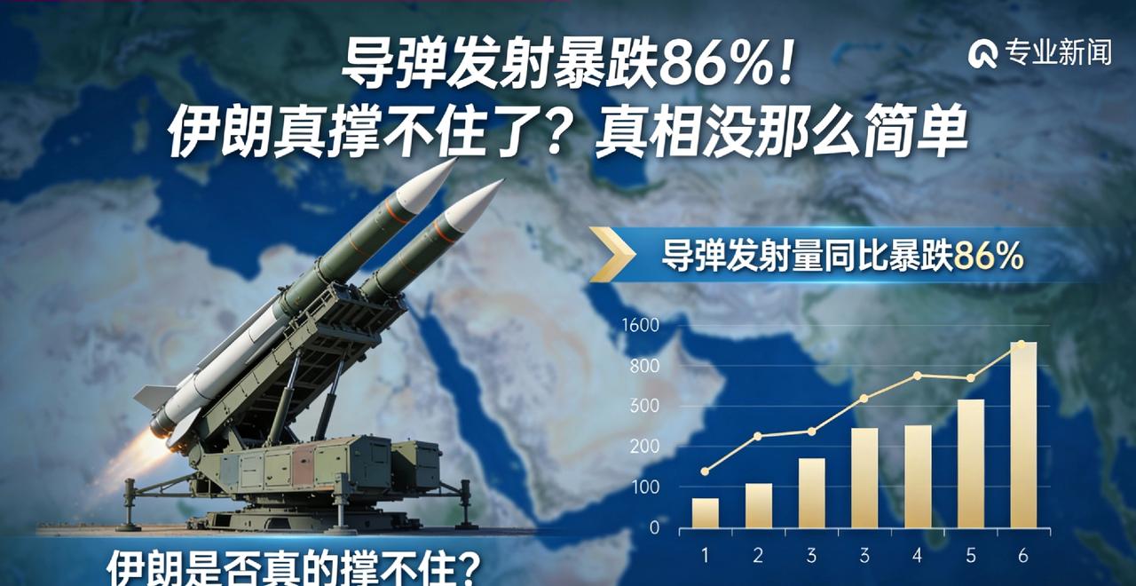  
 
导弹发射暴跌86%！伊朗真撑不住了？真相没那么简单
 
近期数据显示，伊