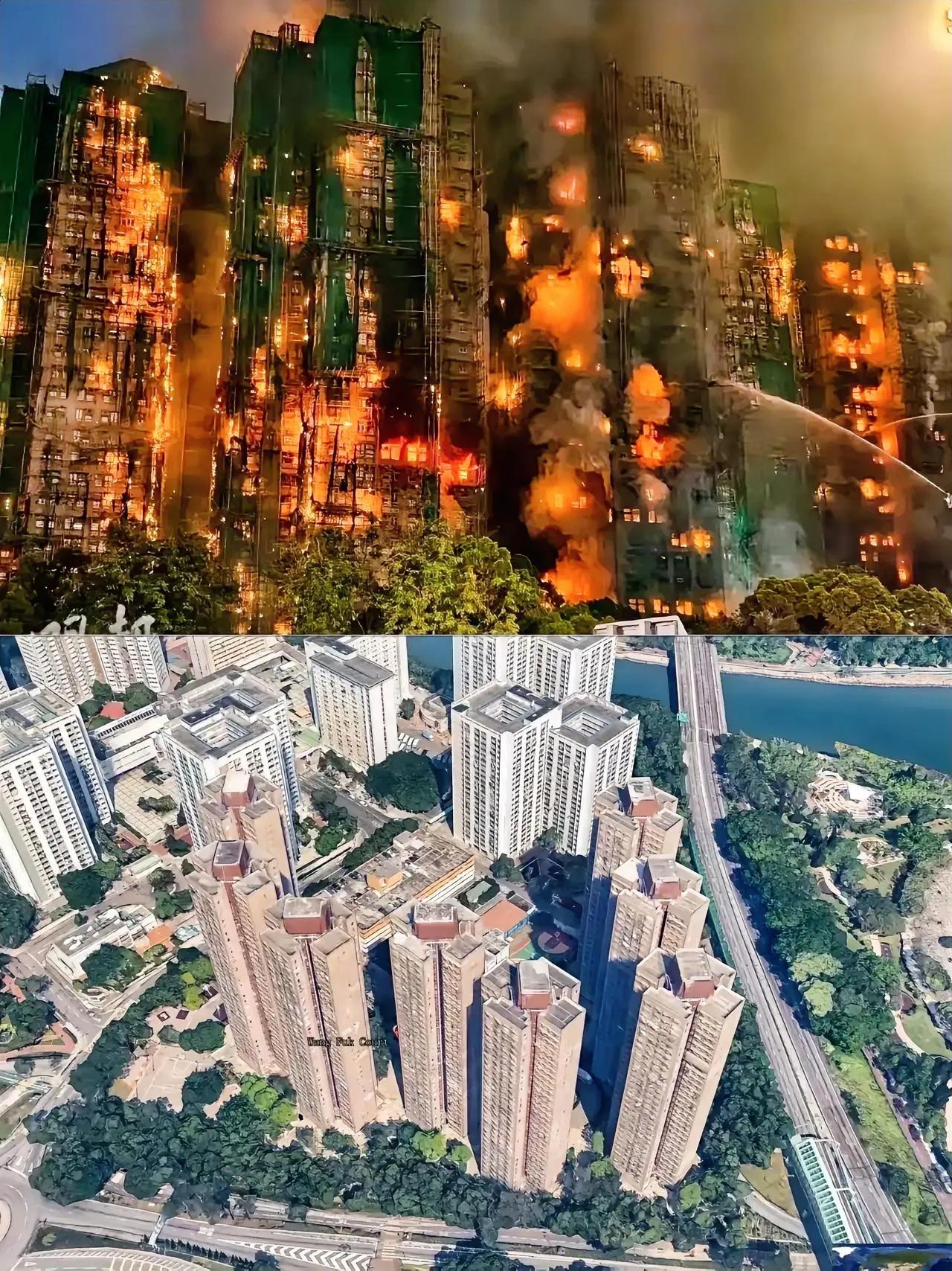 香港大火给人的启示：宁愿住别墅，也不住高楼。
第一不要住楼顶，一旦起火，浓烟滚滚