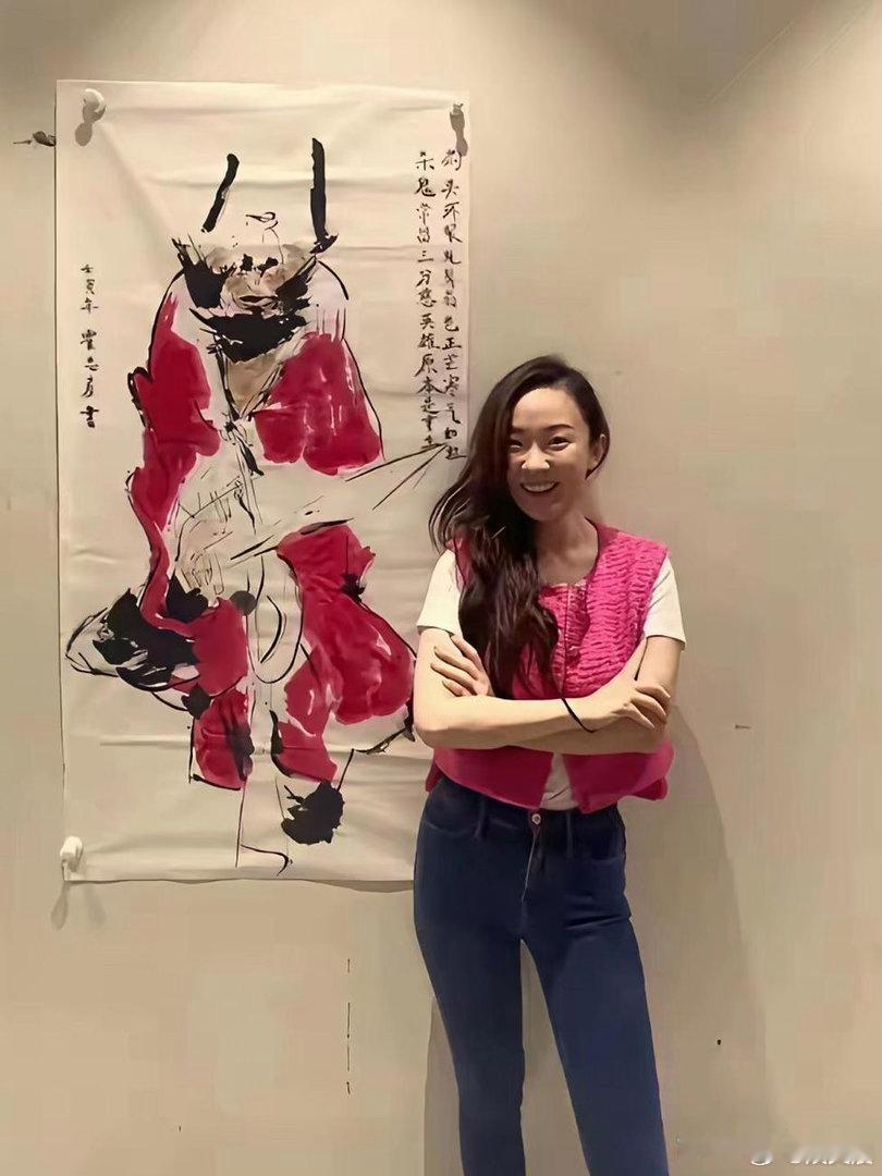 霍思燕画作功底不俗，绘画实力完全有机会和王诗龄同台比拼 ​​​