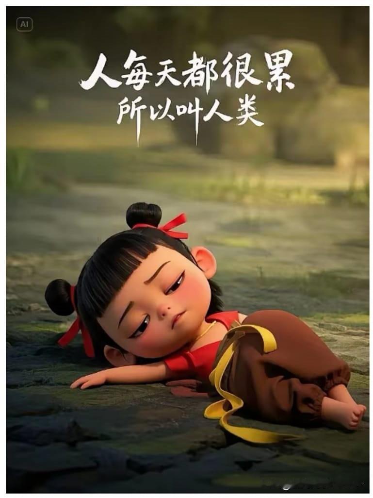 人每天都很累，所以叫人类！
人每天都很烦，所以叫凡人！
生下来就要干活，所以叫生