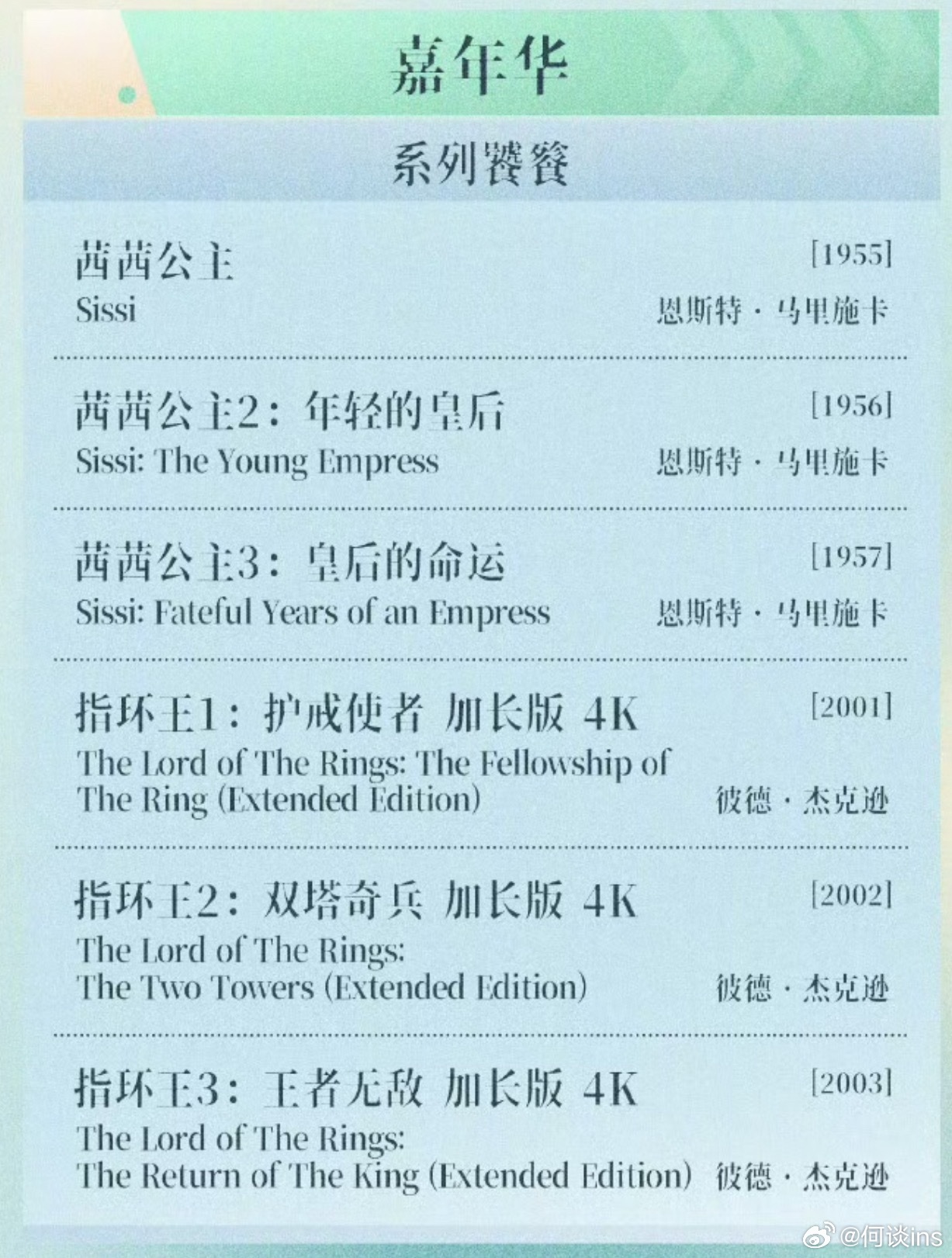 今年北影节指环王三部曲将展映，爽看！！！ 