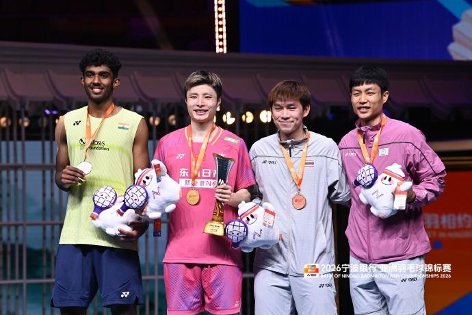 2026亚锦赛 国羽2金2银2铜收官，小王惜败安洗莹

2026亚洲羽毛球的锦标