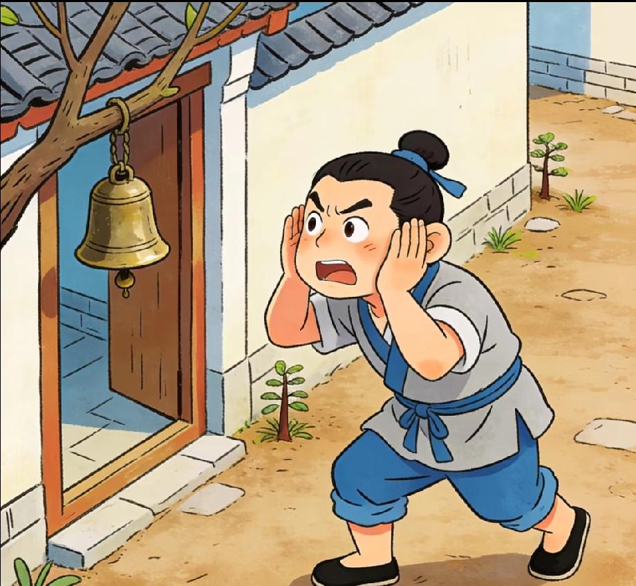 捂着耳朵偷铃铛！这张图里的成语，90%的人从小就懂，你还记得吗？