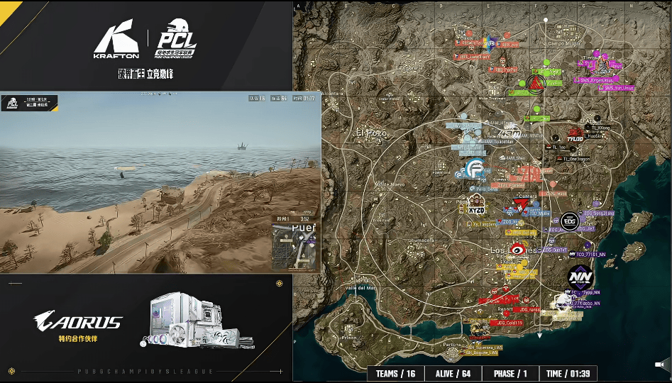 PCL春季赛S阶段D7R2：SMS吃鸡，单局6淘汰
