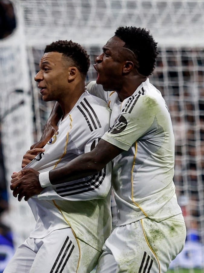 ESPN：皇马的许多人都认为威尼修斯和姆巴佩两人并不合拍，因此必须要有一人离开，