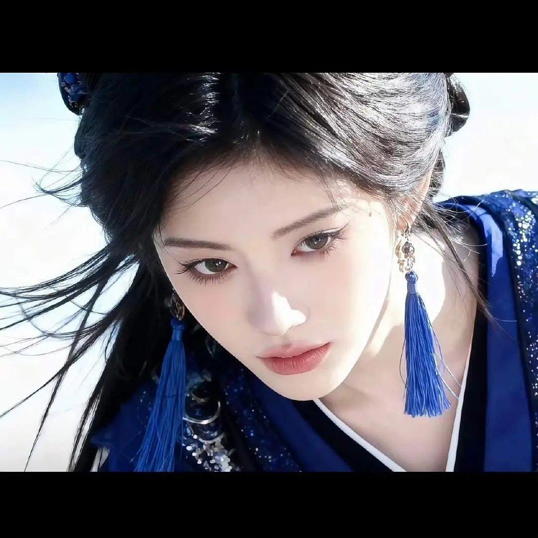 鞠婧祎这张简直就是神女来的 ​​​