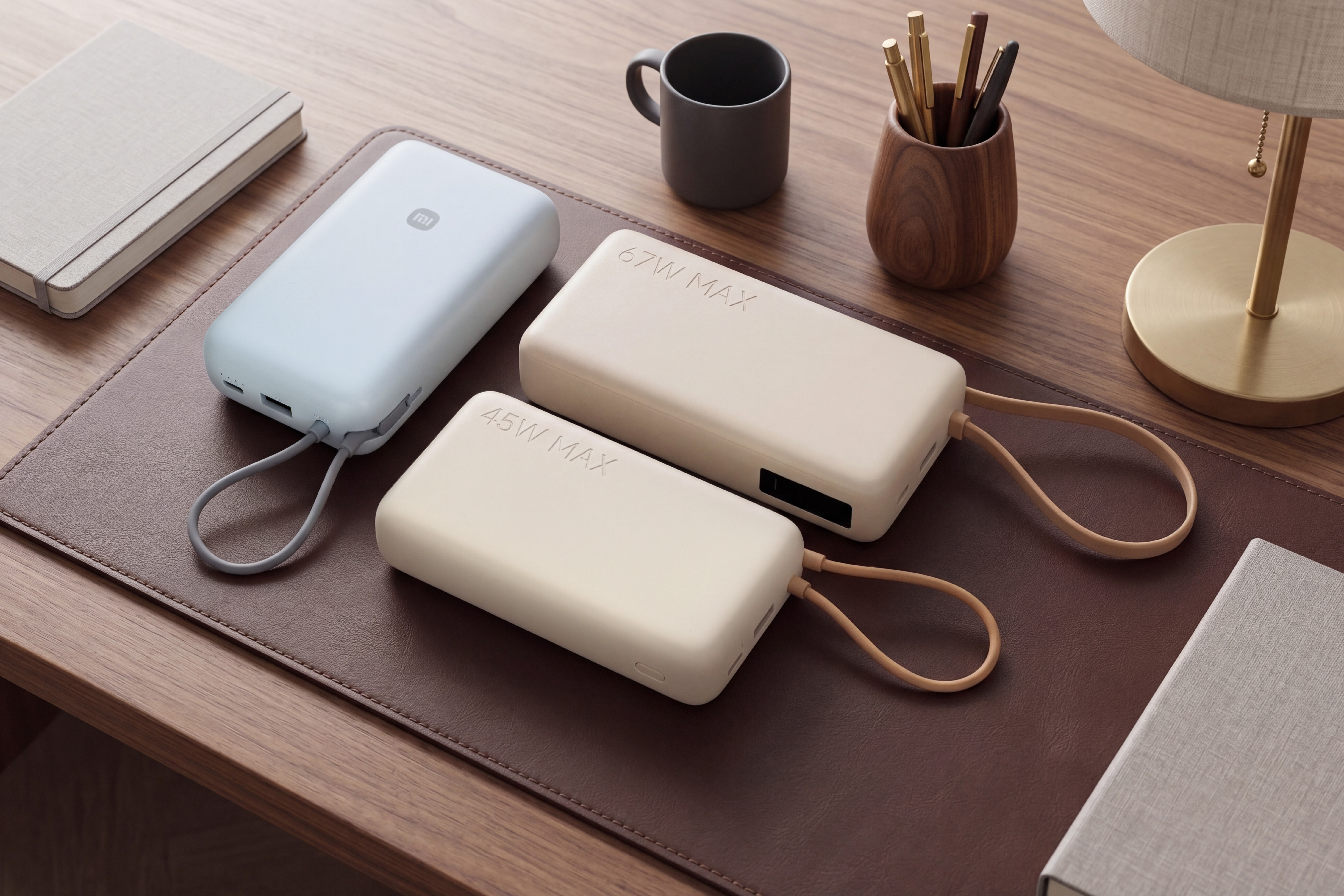来聊一下这次新上的三款小米充电宝 全是20000mAh 只在快充速率上有差别从小