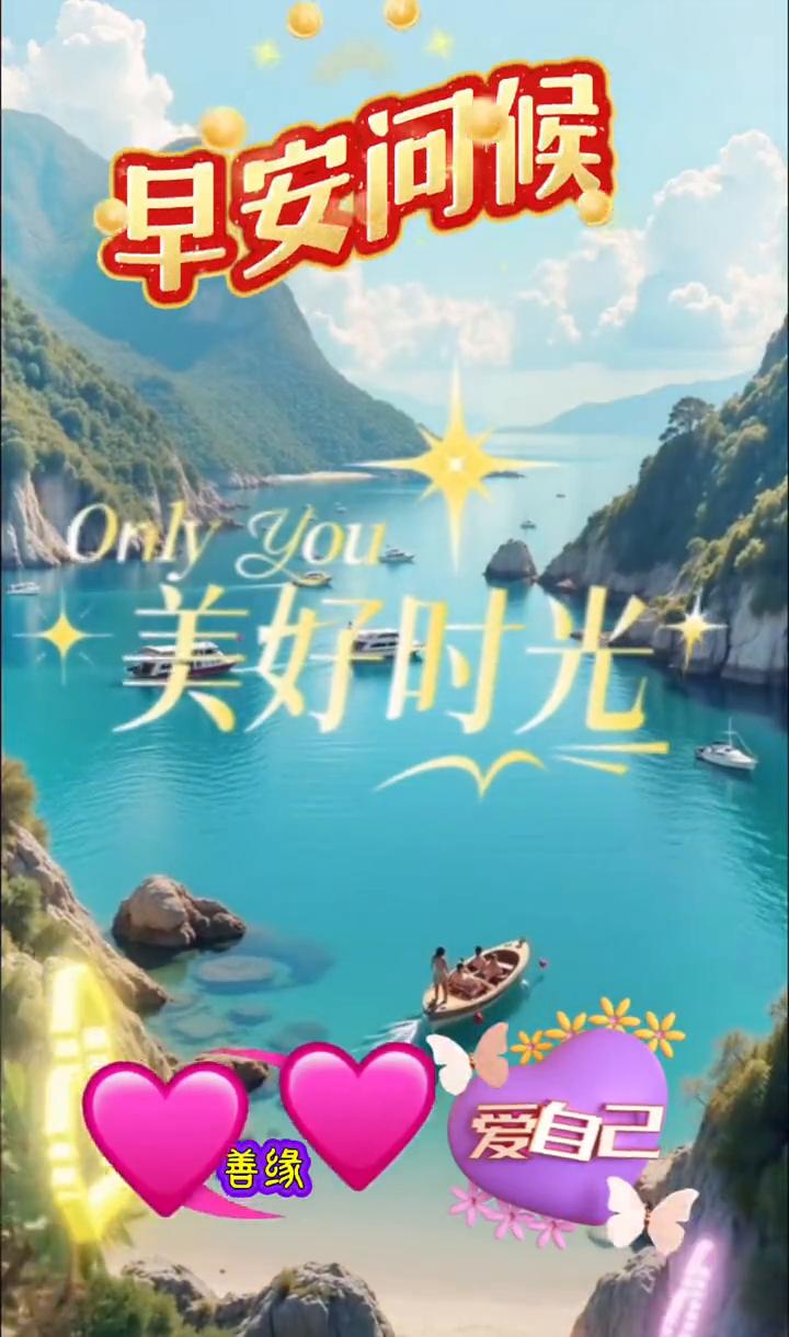 早安问候。
美好时光，爱自己。获得9个创业券，已连续签到8天。让我们在想念中报个