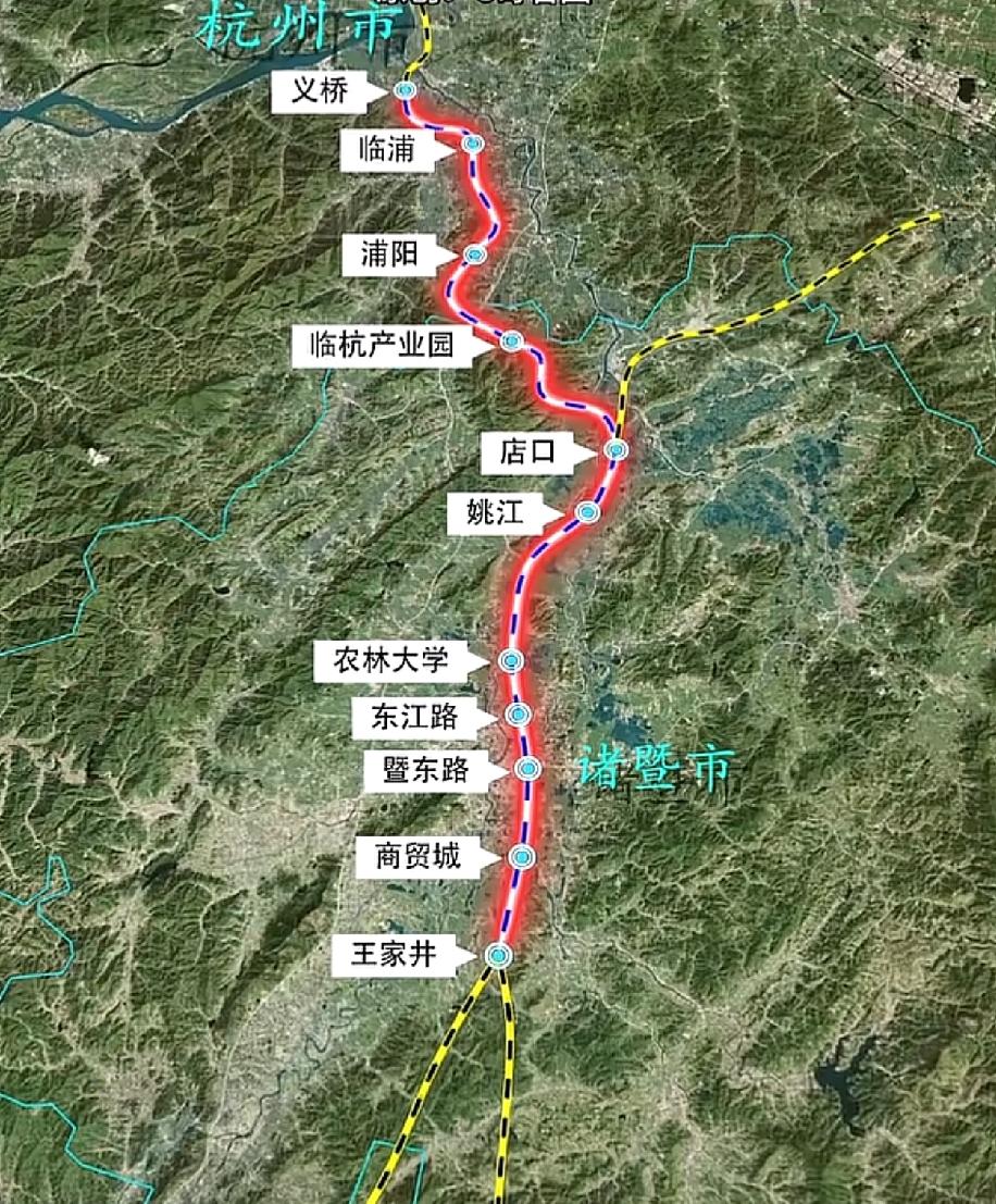 杭诸市域铁路！诸暨终于迎来直通杭州的准地铁。作为西施故里的诸暨，这次真的要彻底融