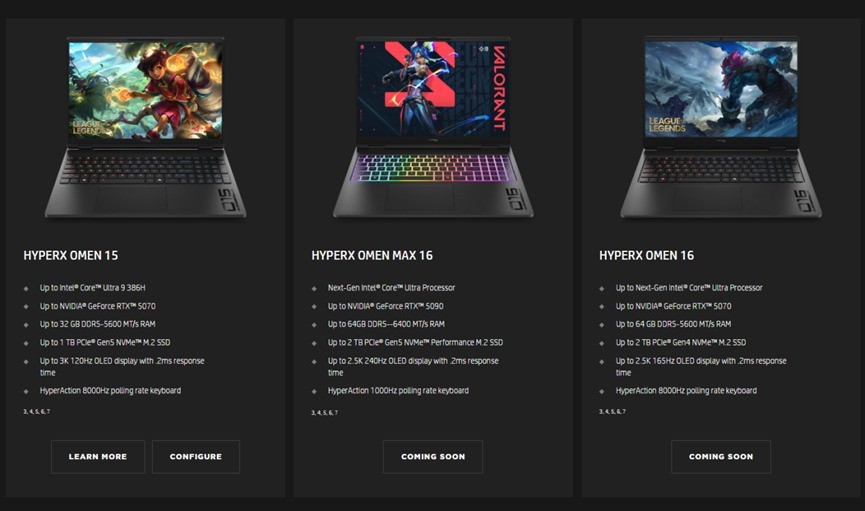 2026年旗舰游戏本HyperX 暗影精灵MAX 硬核配置前瞻 电竞玩家首选