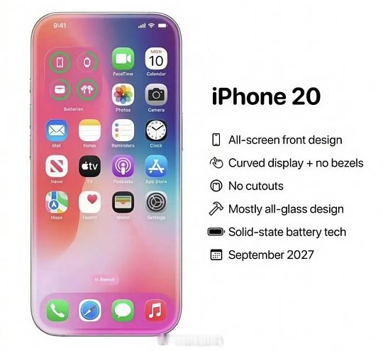 iPhone 18系列还没有完全拍板，iPhone 20系列已经加速爆料，原因归