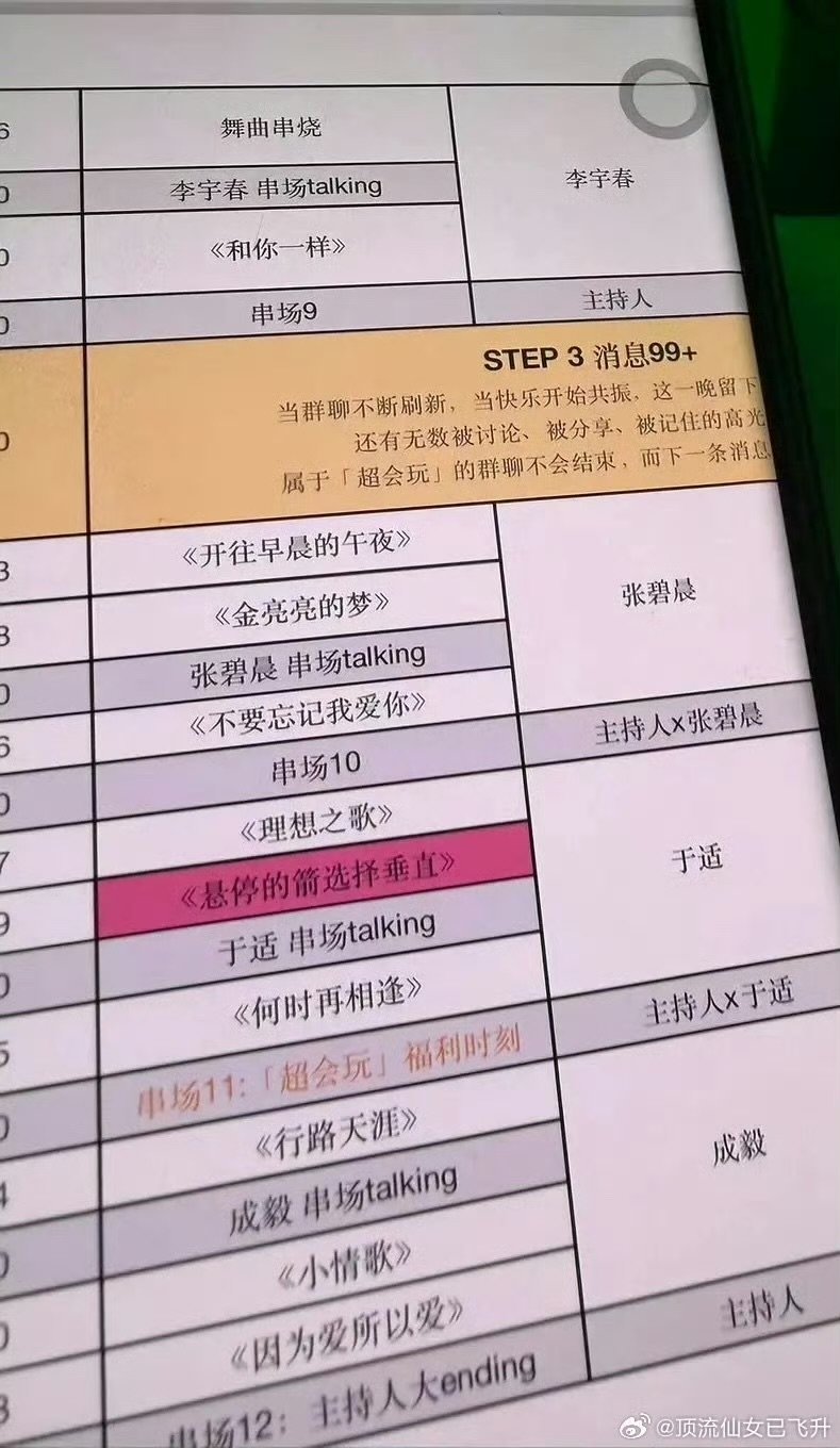 这不是工作人员在引导成毅拍摄角度吗，而且成毅压轴啊成毅是整场晚会的压轴