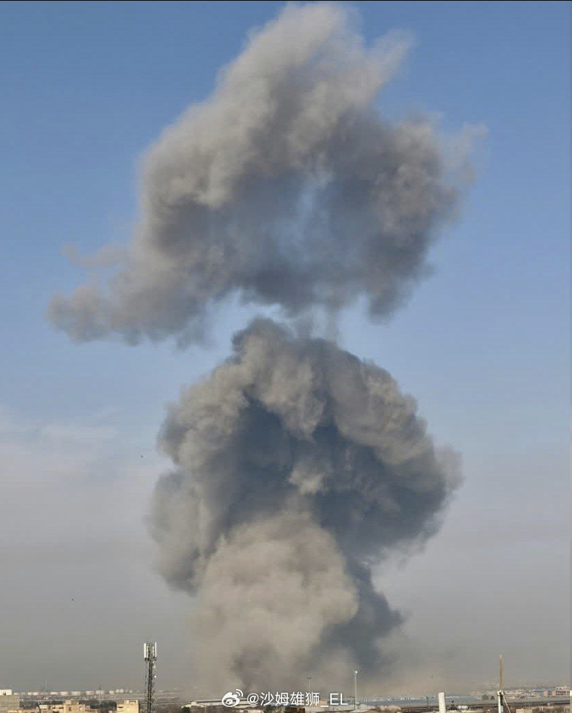 针对德黑兰的新一轮空袭。 