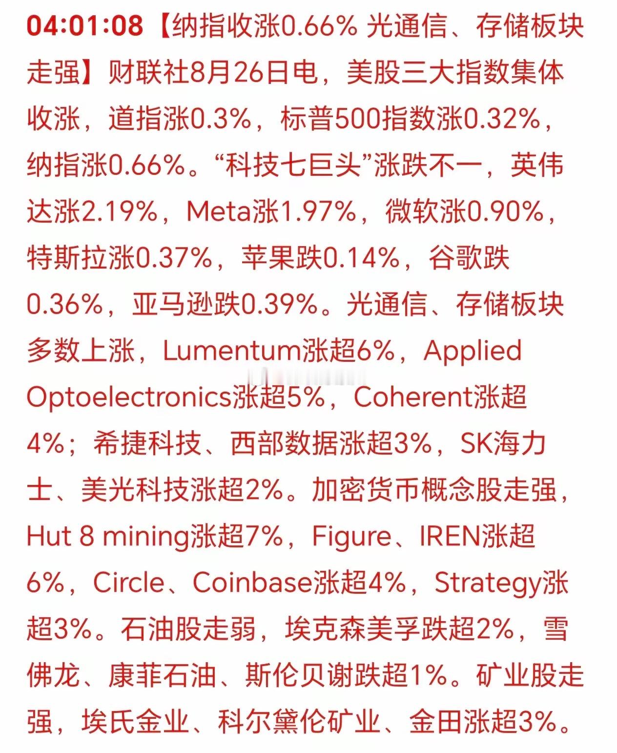 早晨6点40分，刚刚被消息震醒：美国三大股指集体上涨！终于等来了美股的反弹！美股