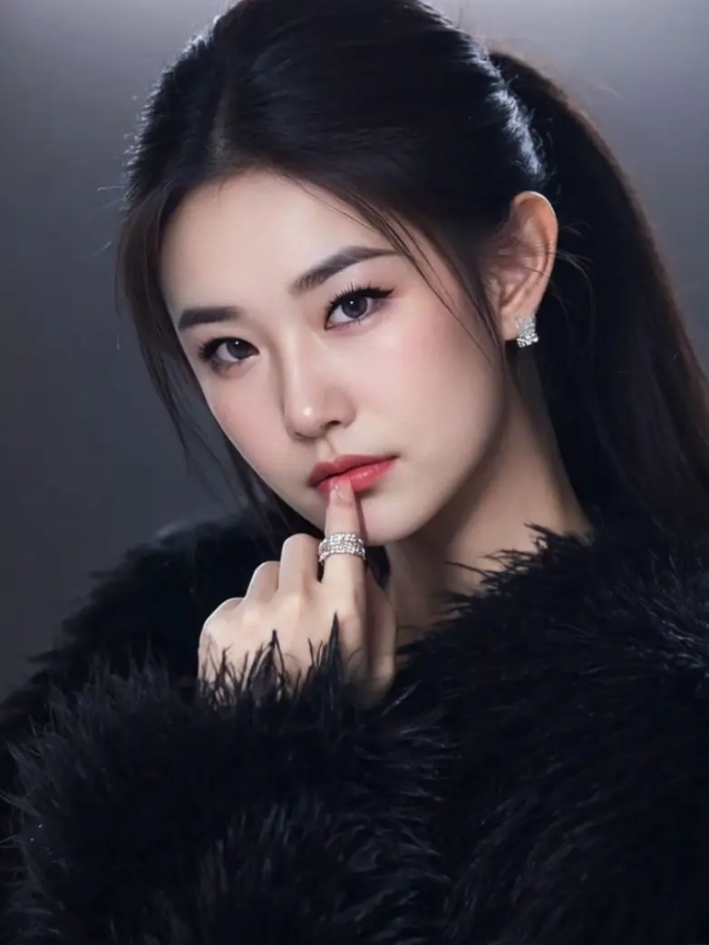 AI冷感黑毛写真 ai创作