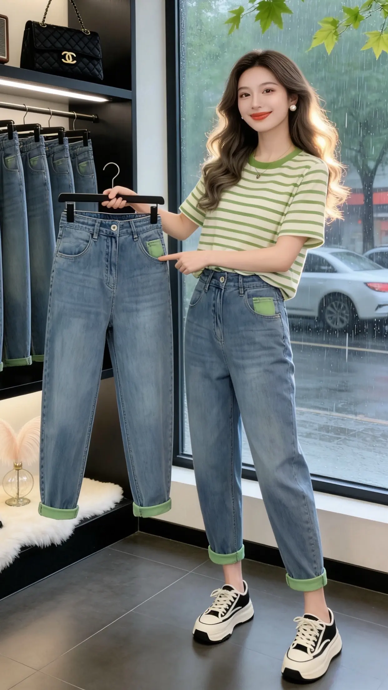 怎么将牛仔裤穿出高级感 梨型身材必入牛仔裤 适合梨形身材的宝藏裤子推荐...