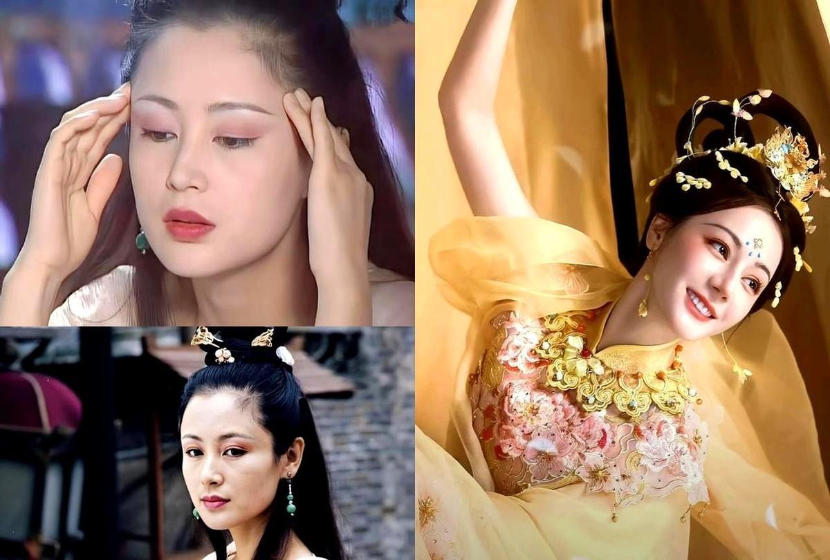 迪丽热巴凭借清冷绝美的回眸，身着鹅黄羽衣与月白纱裙，成功演绎出“嫦娥本娥”的仙气
