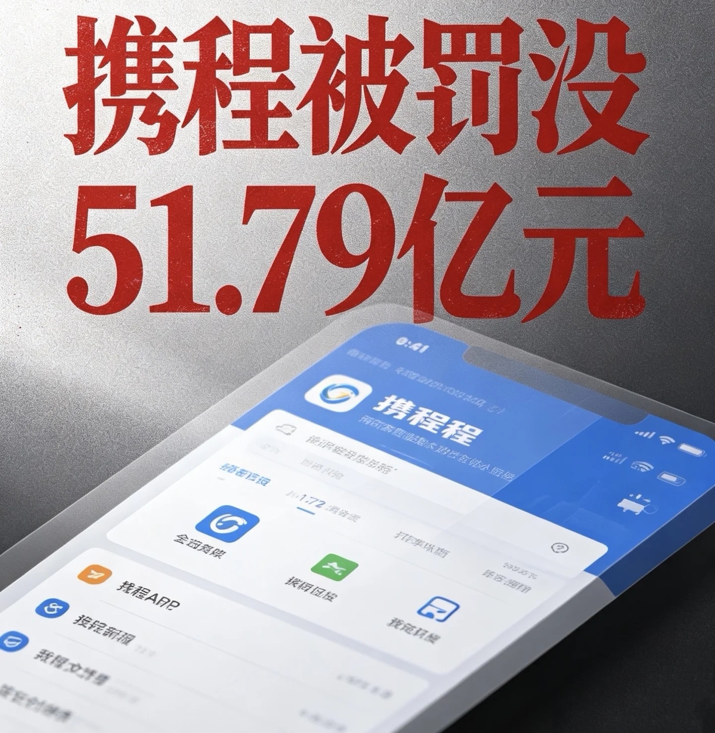 携程被罚51.79亿做了一大堆不合规矩的事，如今被有关部门查处，罚了一大笔钱，这