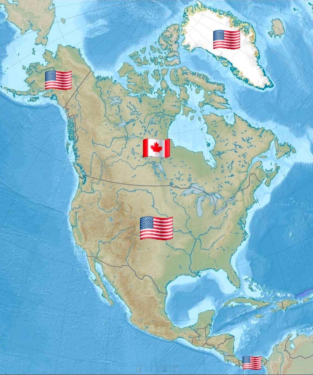 一旦美国占领格陵兰岛，加拿大就会四面受敌。 难道不是吗？老常政经