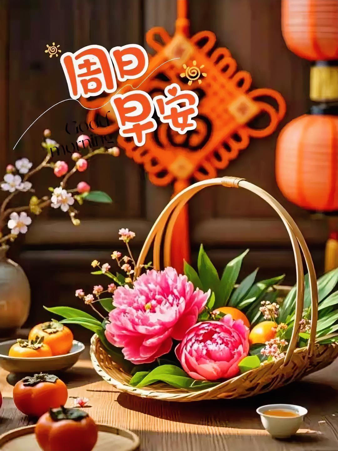 周日早安！岁月不居，时节如流，唯有心若朝阳，方能不负韶华。愿您以欢喜心过生活，以