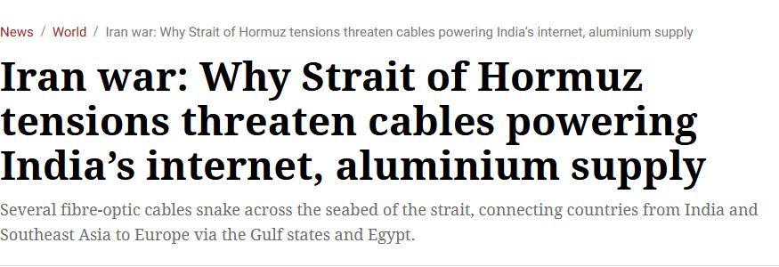 特朗普骑虎难下！伊朗不费一兵一卒，用海底光缆逼美国让步
 
4月23日，霍尔木兹