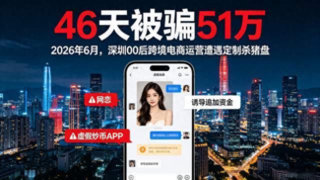 46天被骗51万！定制杀猪盘太狠了