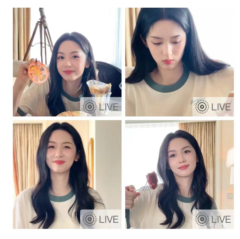 #周也让大家多吃水果蔬菜##周也吃晚餐live图#周也吃晚餐live图，哇塞可以