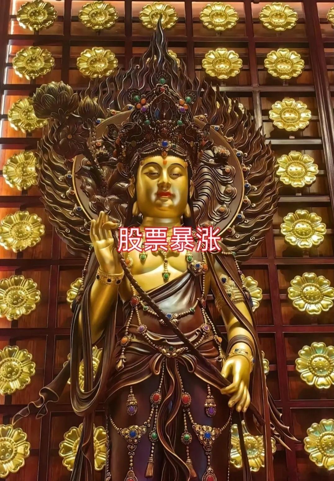 刷到菩萨是缘分，好运连连股票暴涨。