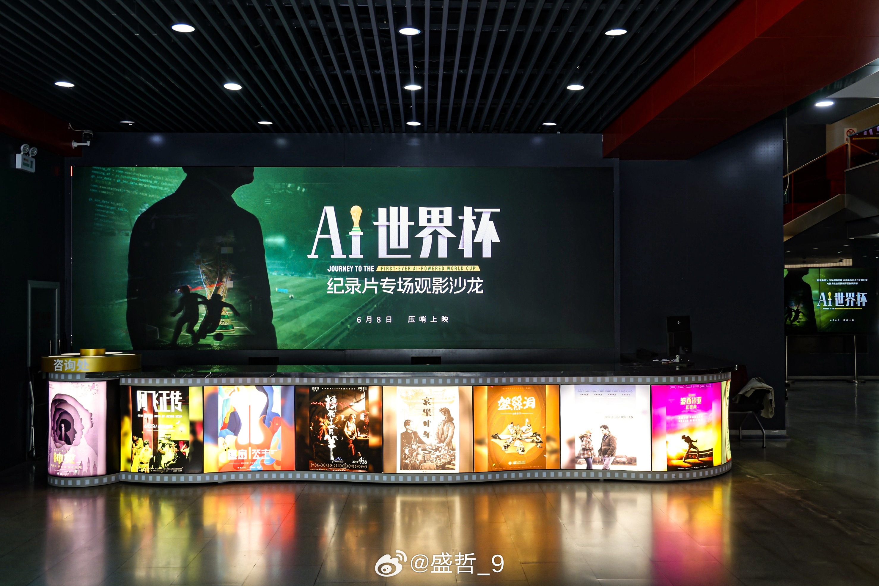 世界杯临近，今天去中国电影资料馆，参加了一场AI世界杯纪录片专场观影沙龙，真切感