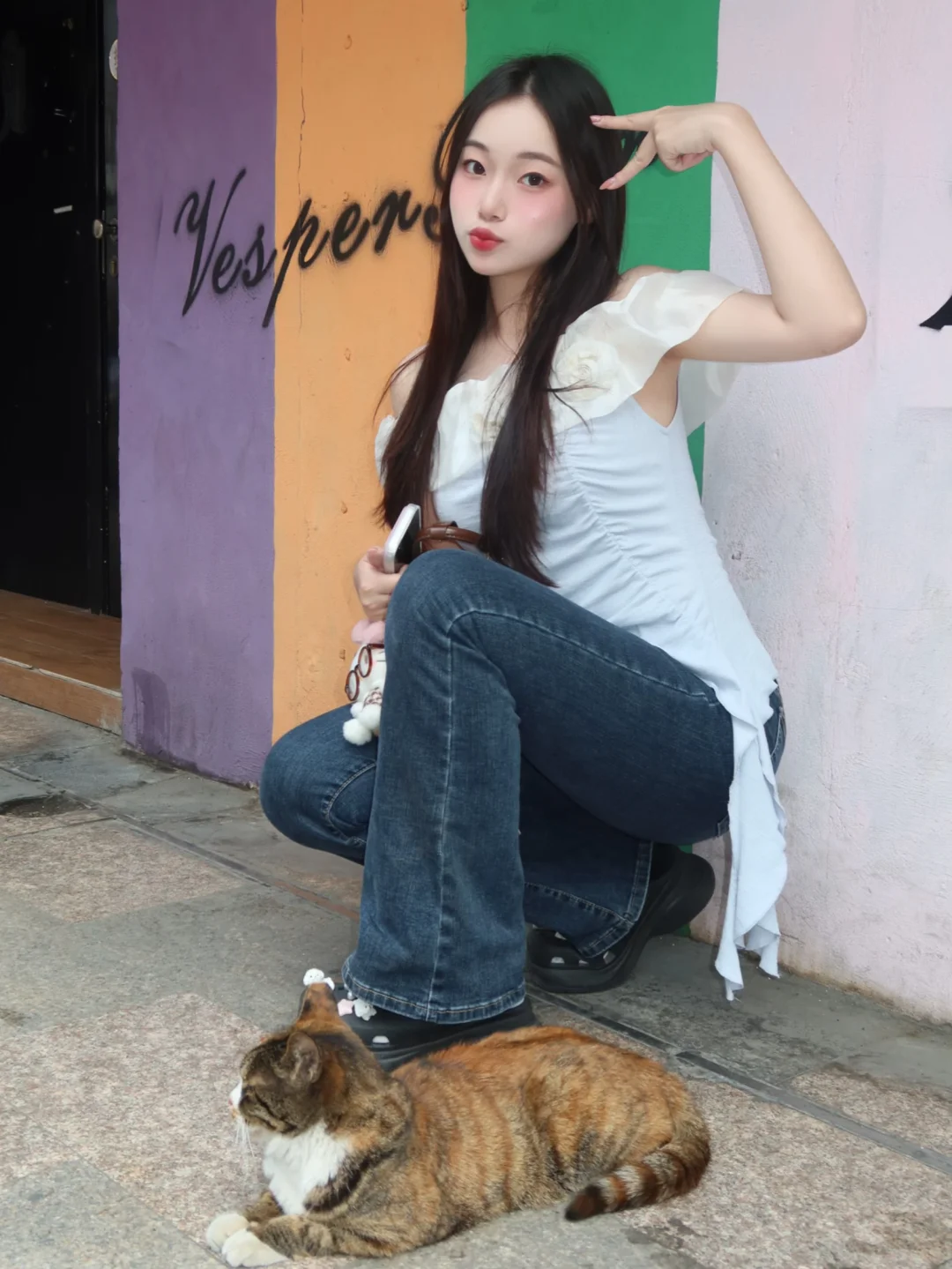 在南京的最后一天遇到了心软的小咪🐈🥰