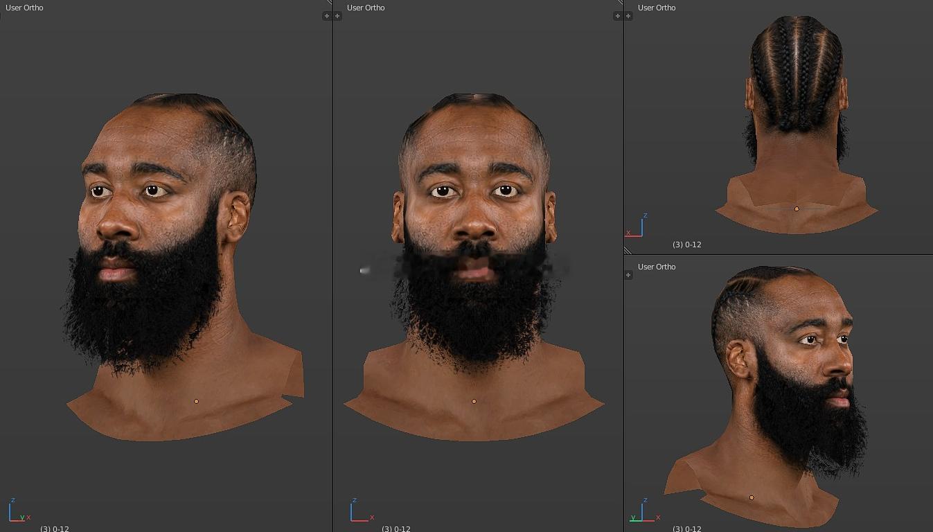 2K14 詹姆斯-哈德 面补 THE BEARD V2TATS2kexe . i