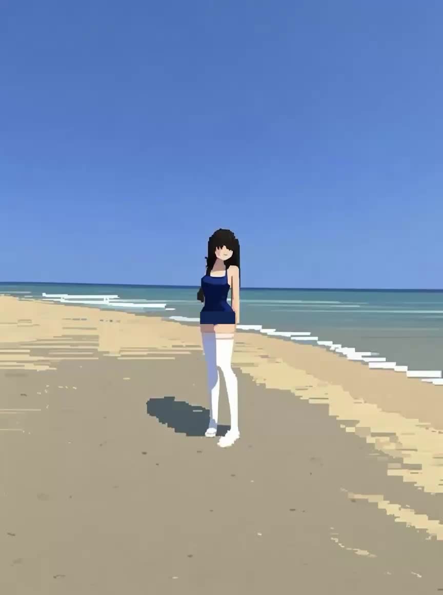 海边穿搭无不良引导
