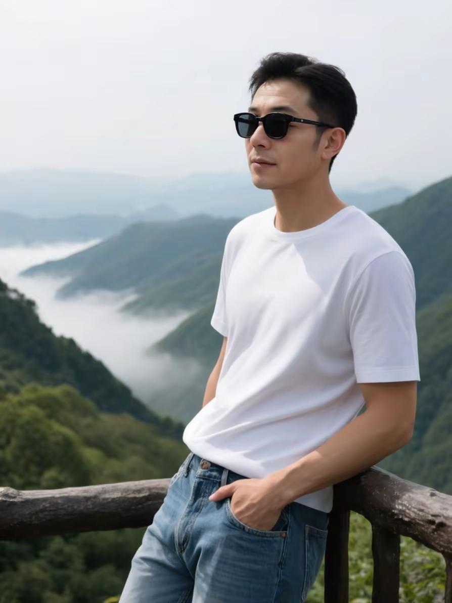 本视频由ai制作。山顶的风景永远值得 户外男生