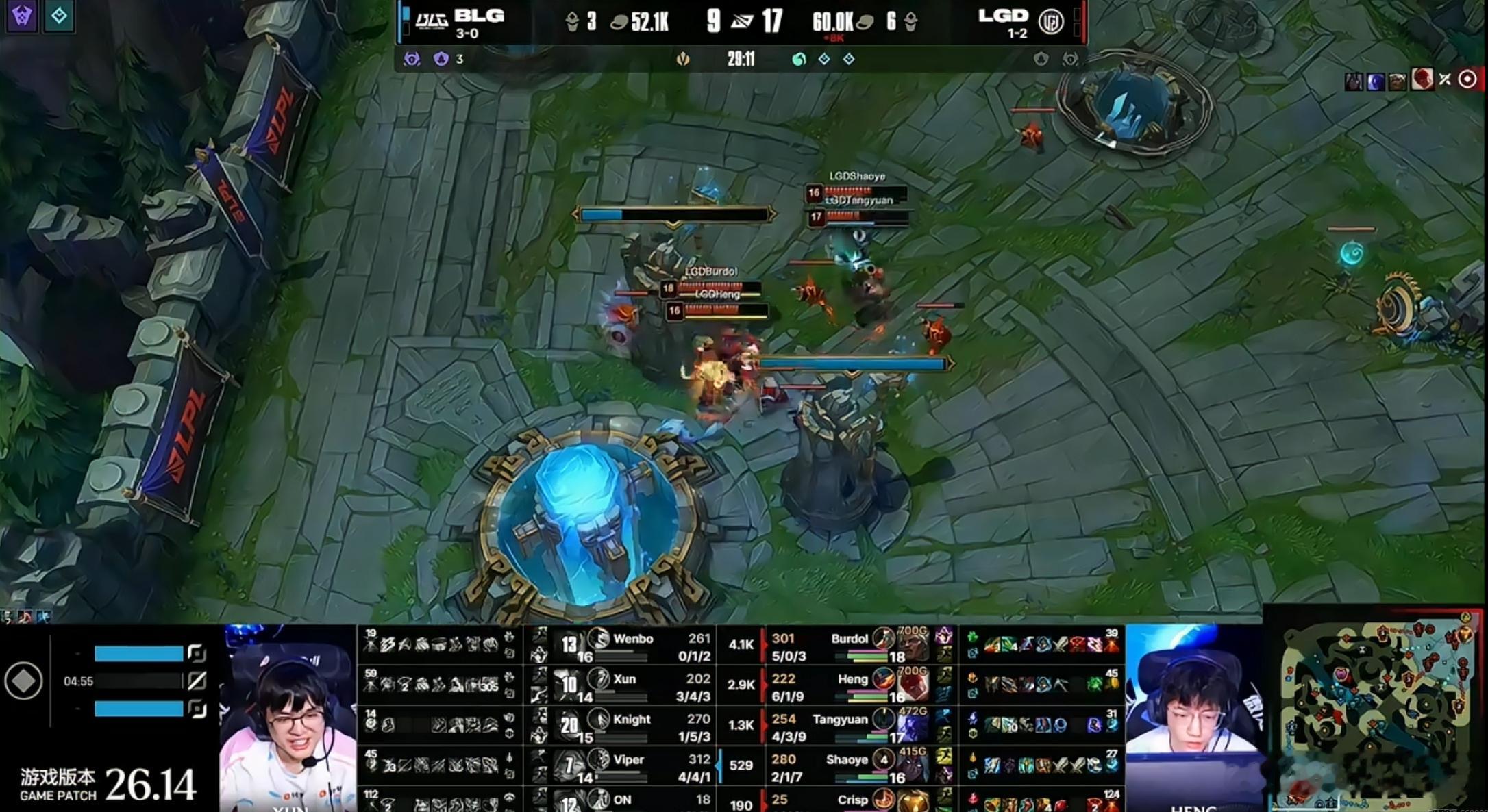 LGD 1-1 BLG恭喜LGD扳回一局！LGD以下克上BLGViper吸血鬼B
