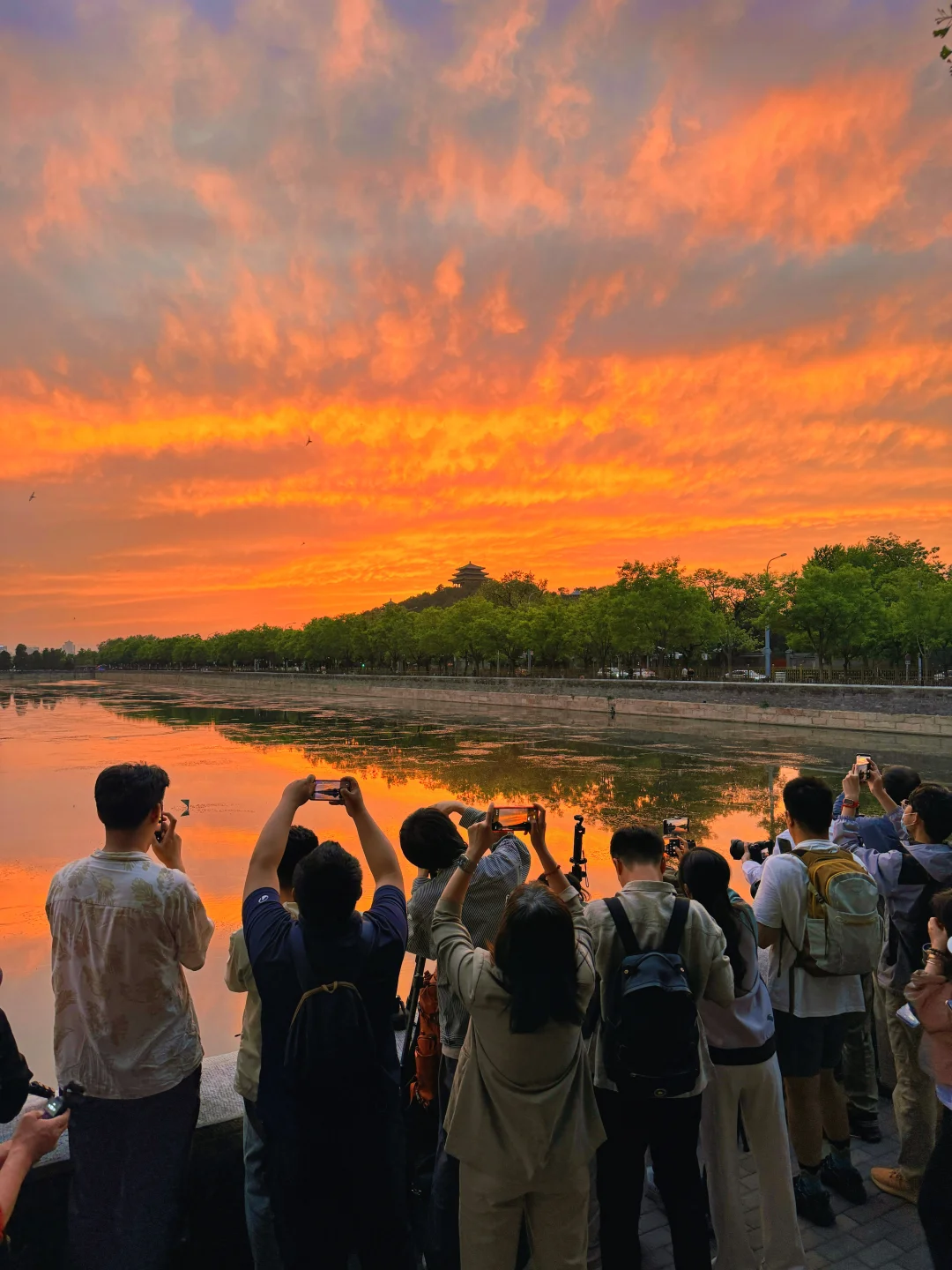 5.6日角楼晚霞实拍 | 不放弃就能看到晚霞🌇