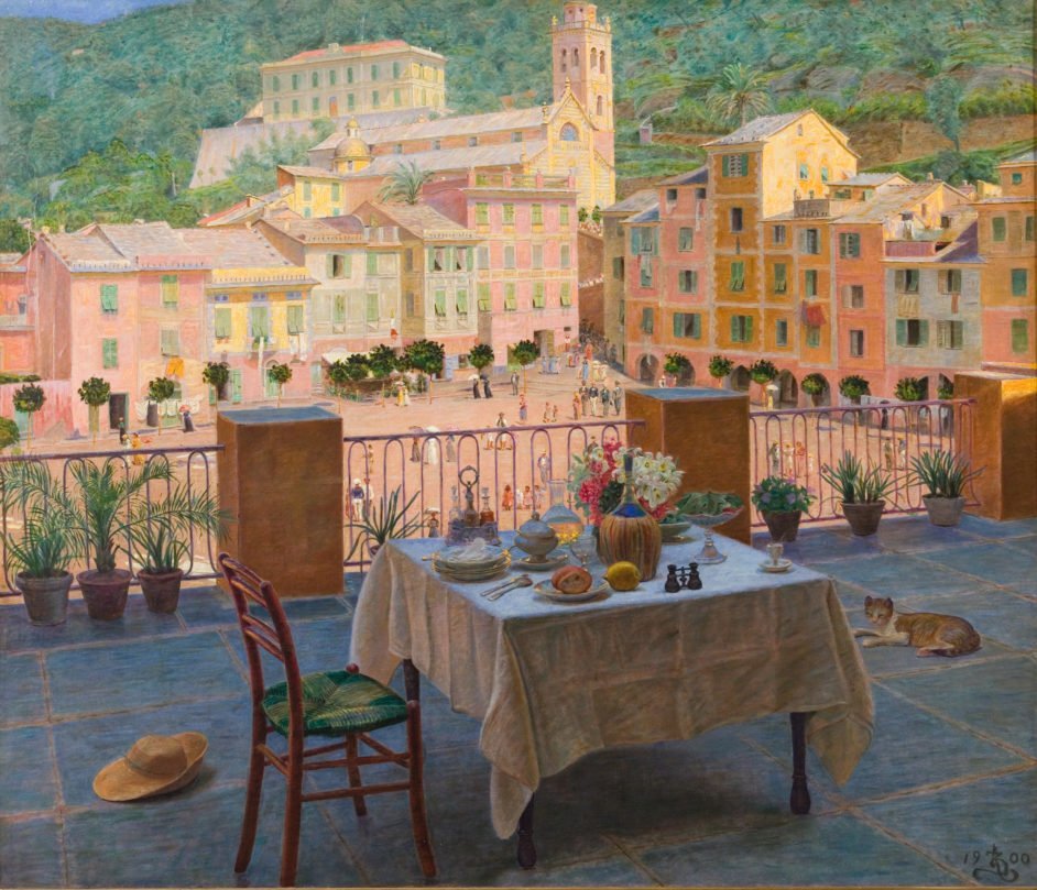 My Lunch Table in Portofino, 1900Kristia