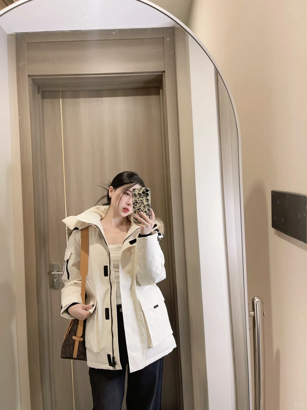 穿不腻的派克羽绒服～
