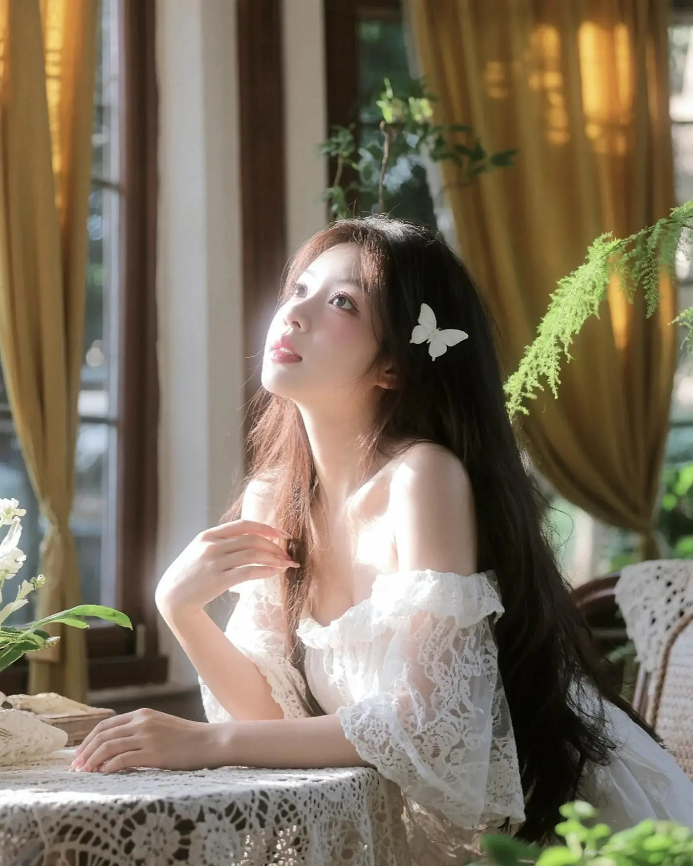 AI森系逆光照 ai创作 写真照