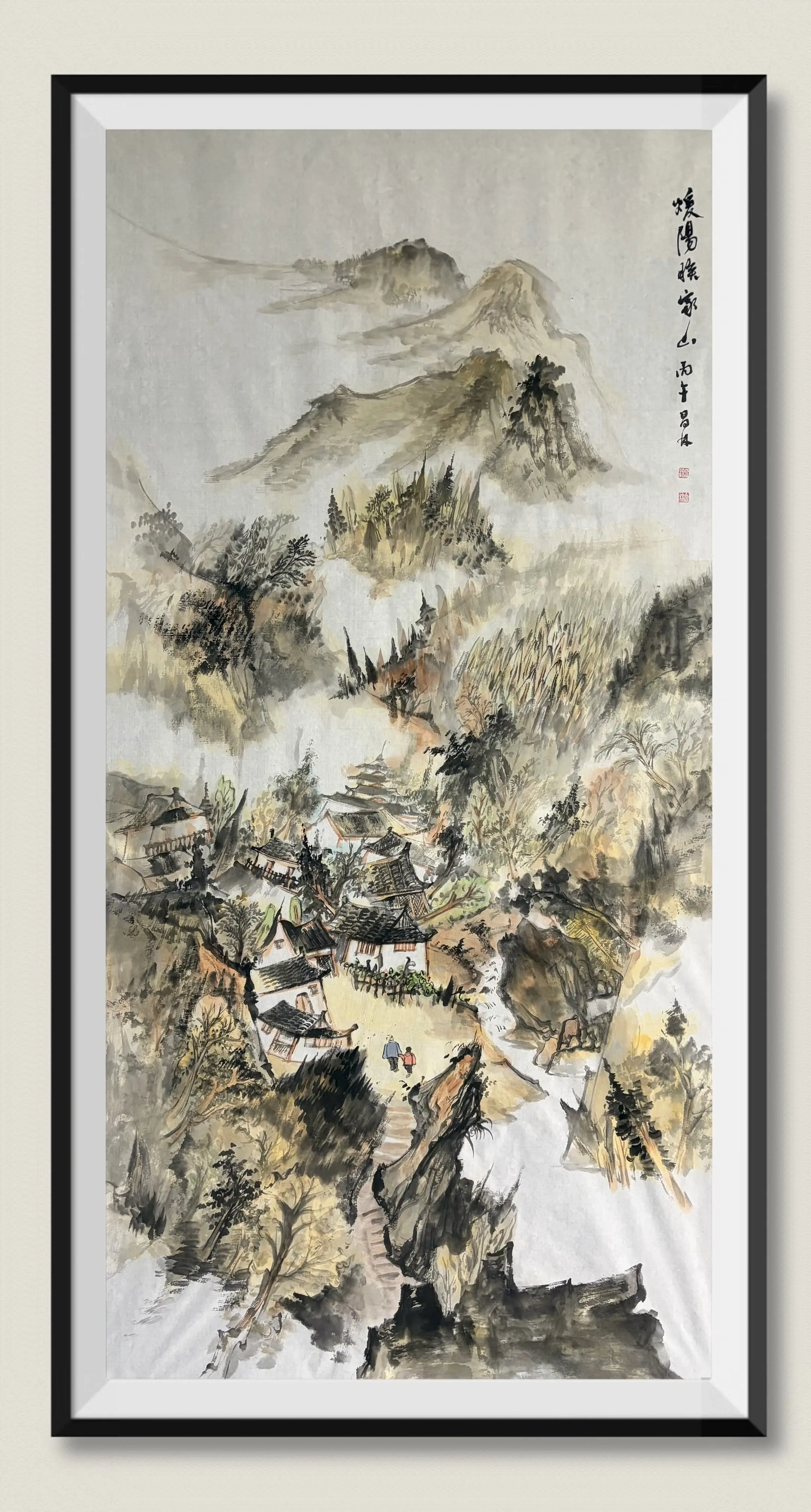 宋昌林四尺山水欣赏