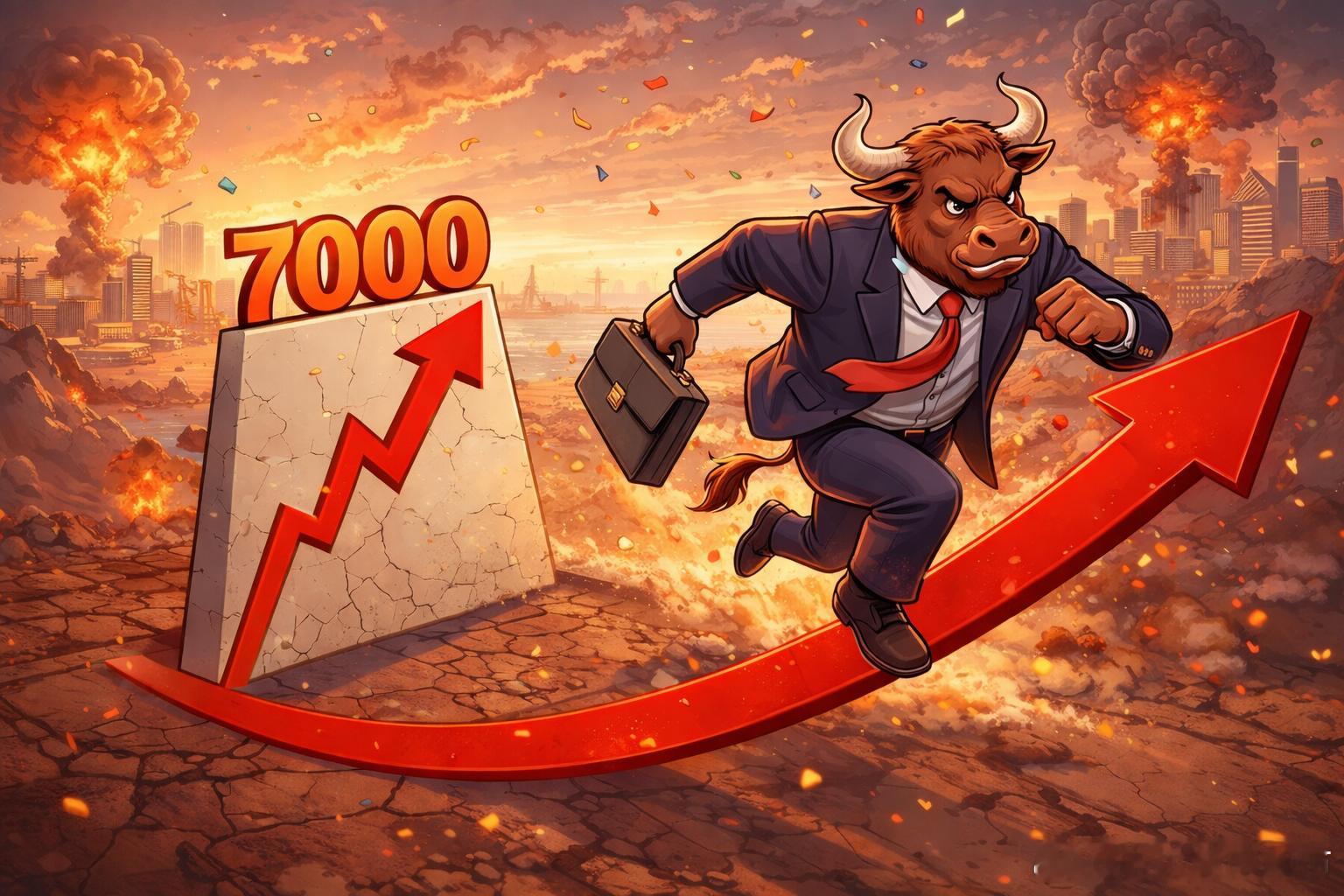 标普500首破7000点：战争阴云未散，为什么美股却越走越强？标普500指数终于