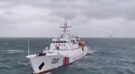 从本月起，台海的安全巡逻任务，正式交到了中国大陆手里。

中国海警局东海分局的新