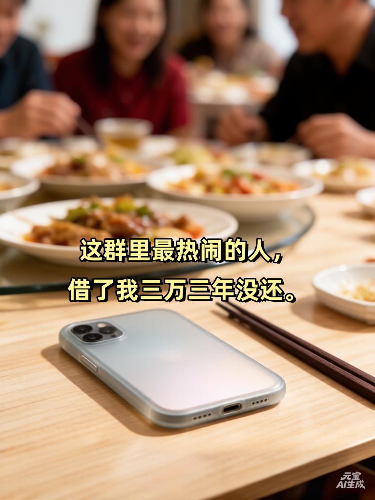 家族群里那个从来不抢红包的二姨，

昨天被我舅当面骂“不懂事”。

可说实话，我