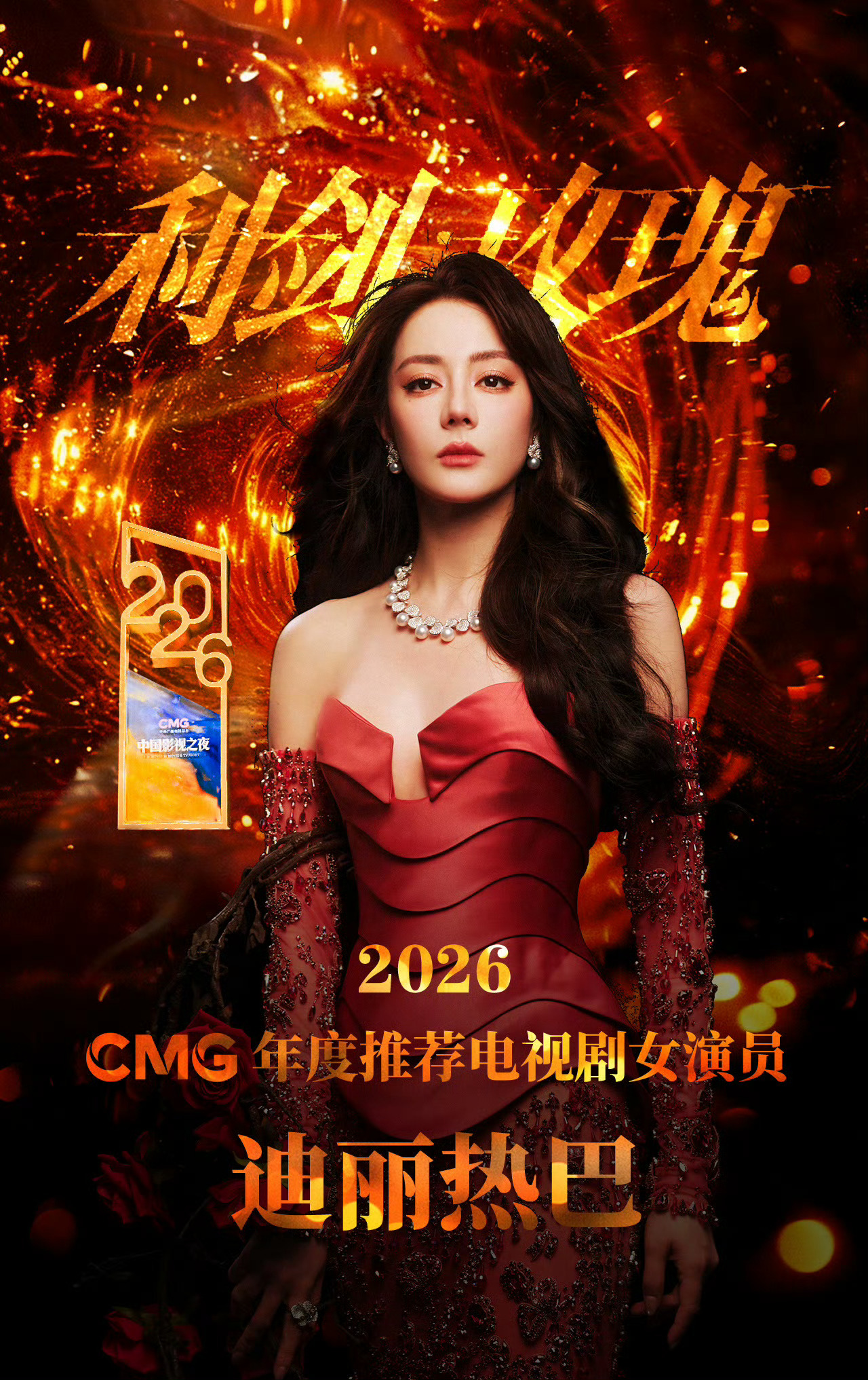 多少分也否认不了CMG年度电视剧推荐女演员啊，打低分的都是人贩子吗我问一句迪丽热