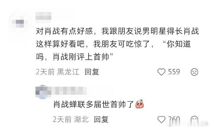 红薯热帖：非粉但你不得不承认他/她非常好看的明星评论区的肖战，路人缘这块还是太权