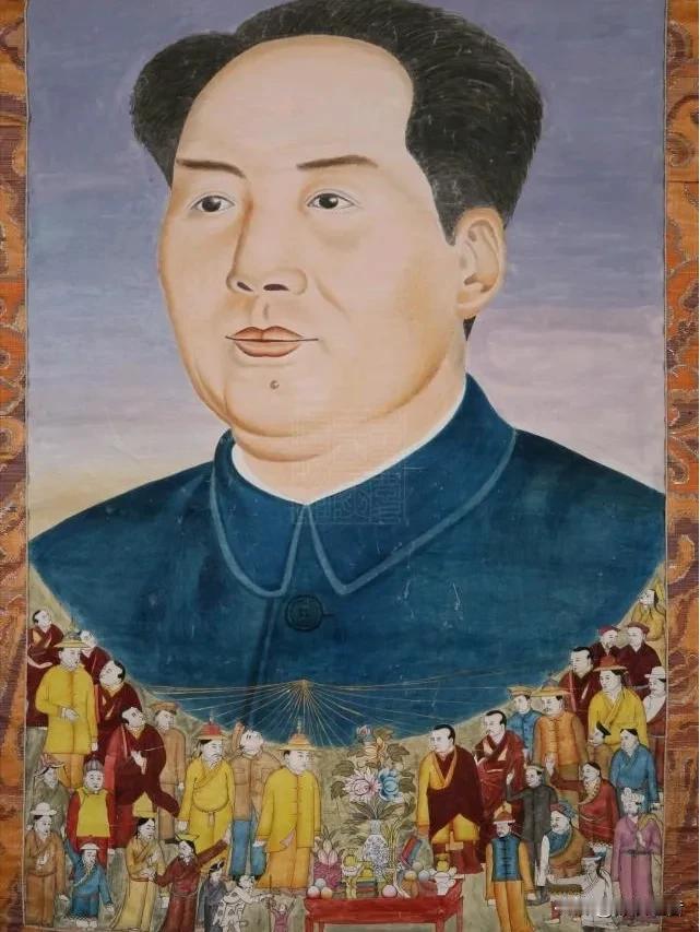 现代毛主席像
重庆中国三峡博物馆收藏绘画类作品。
材质：棉麻纤维
[赞][玫瑰]