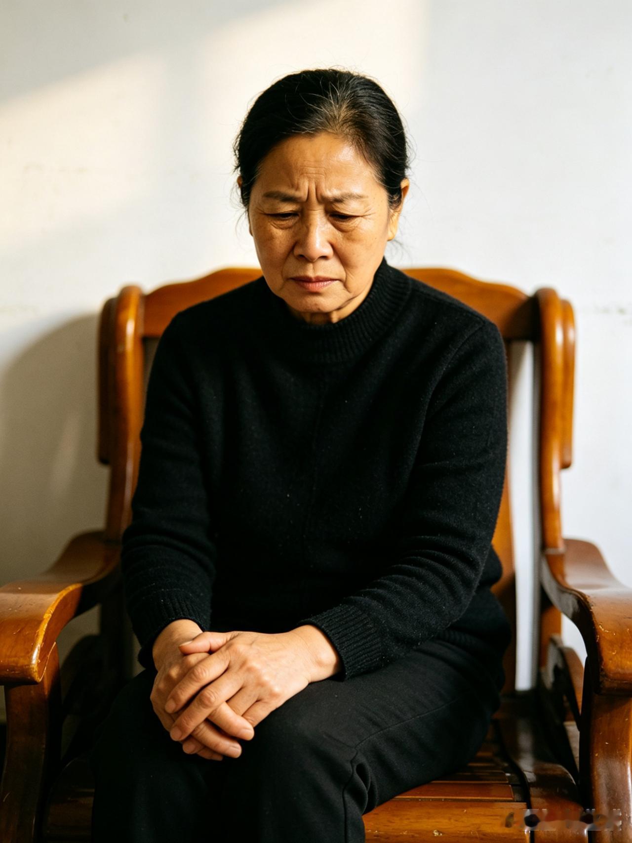 一位50出头的女人现在是无家可归，亲生儿女不要她，继子拿棒子往外赶她，没有办法她